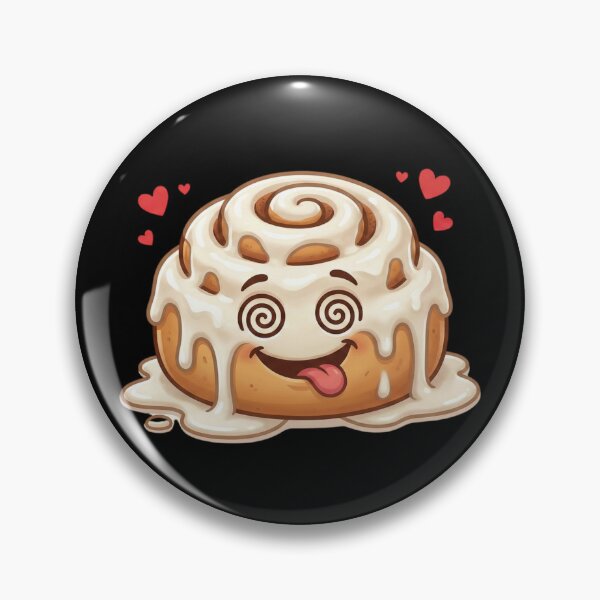 Item preview, Crazy for Cinnamon Rolls - Kawaii Pastry Love - Valentine's Day designed and sold by Muse Merch.
