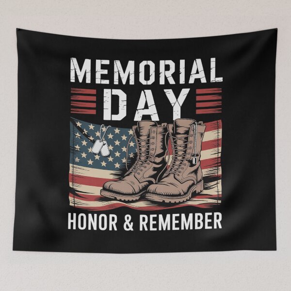 Item preview, Memorial Day Remember And Honor American Flag Veterans Day designed and sold by HeinzanoWeno.