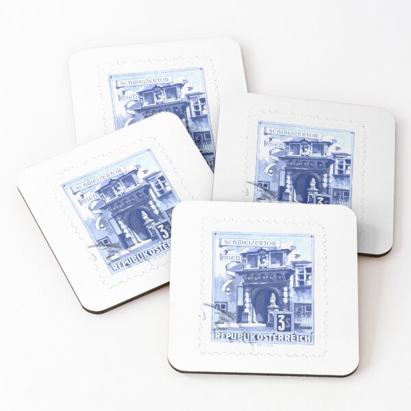 Item preview, Vintage Austria Osterreich Blue Postage Stamp designed and sold by red-amber65.