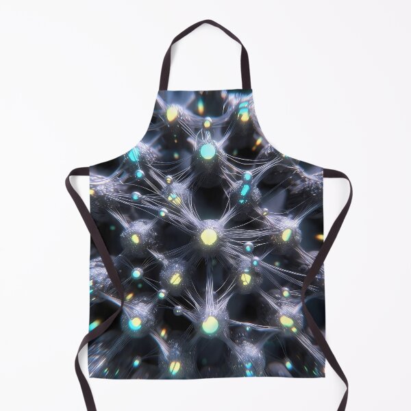 Item preview, Scifi Theme Grayish Texture of Asymmetrical Glowing Biological Neuron Synapses (image size 7840x11680) designed and sold by Digital-Davinci.