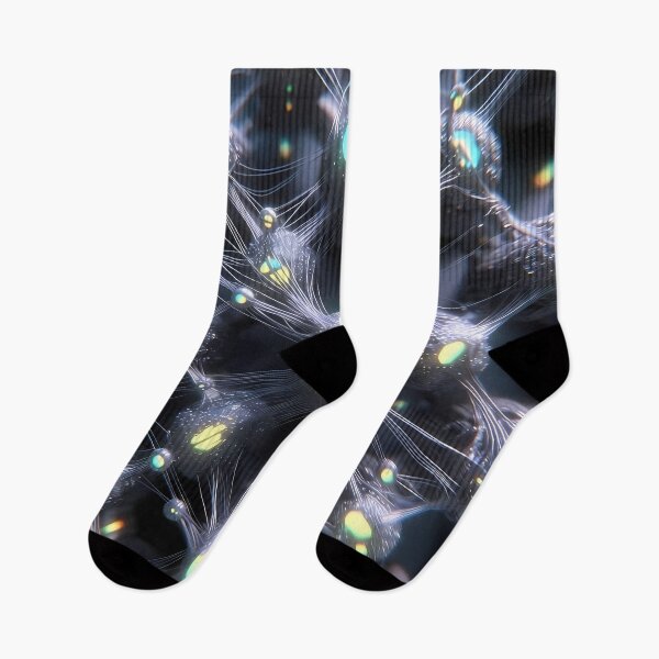 Item preview, Scifi Theme Grayish Texture of Asymmetrical Glowing Biological Neuron Synapses (image size 7840x11680) designed and sold by Digital-Davinci.