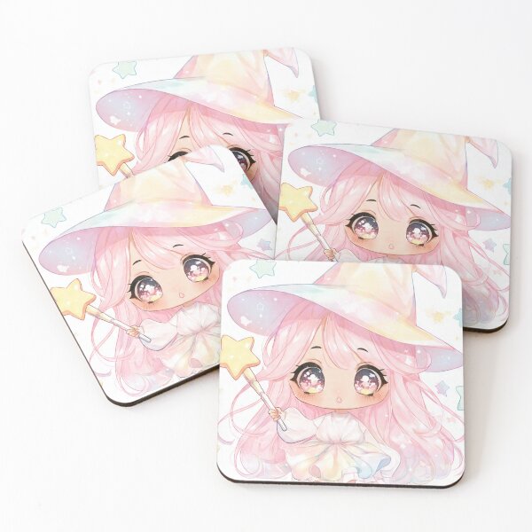 Item preview, Pastel Kawaii Witch Girl – Cute Magical Chibi Illustration designed and sold by Chicbyvalde973.