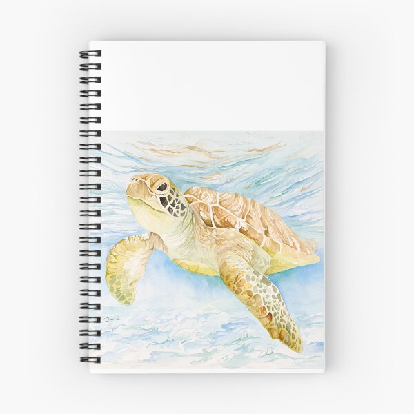 Item preview, Sea turtle (crossing)  designed and sold by Coastal Watercolors by Laura.