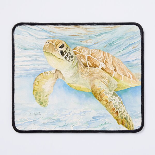 Item preview, Sea turtle (crossing)  designed and sold by Coastal Watercolors by Laura.