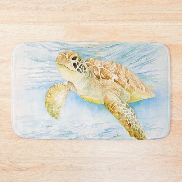 Item preview, Sea turtle (crossing)  designed and sold by Coastal Watercolors by Laura.