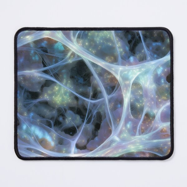 Item preview,  Scifi Theme Grayish Texture of Asymmetrical Glowing Biological Neuron Synapses (image size 7840x11680) designed and sold by Digital-Davinci.