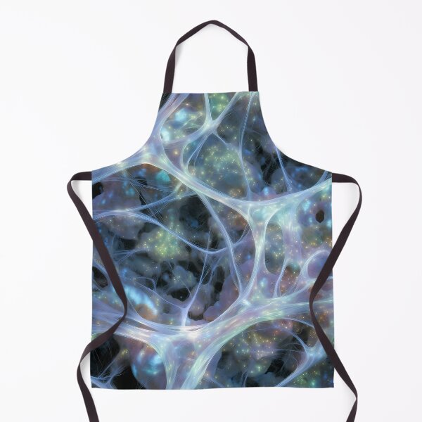 Item preview,  Scifi Theme Grayish Texture of Asymmetrical Glowing Biological Neuron Synapses (image size 7840x11680) designed and sold by Digital-Davinci.