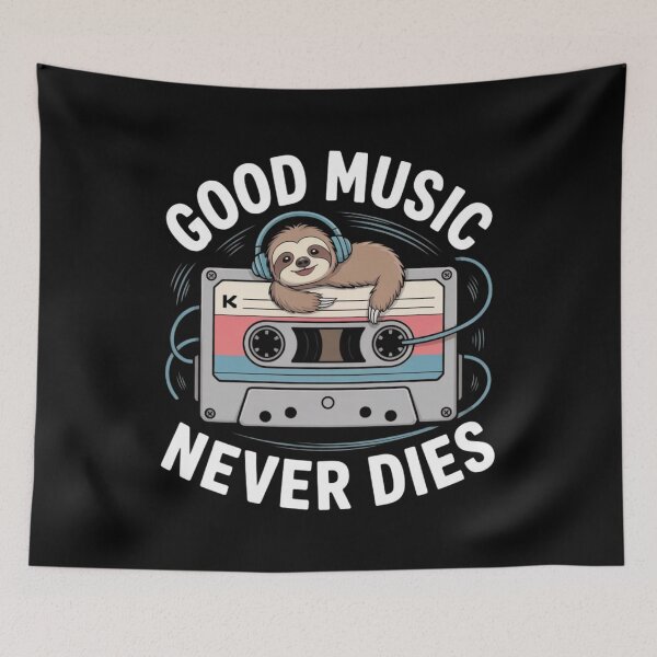Item preview, Good Music Never Dies designed and sold by FrenchTouch77.