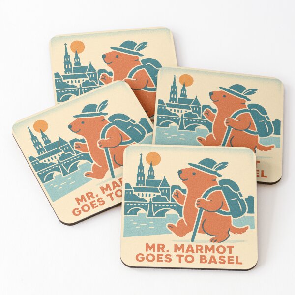Item preview, Mr. Marmot Goes To Basel designed and sold by With Love From Basel.