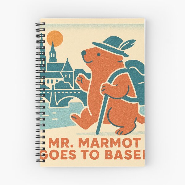 Item preview, Mr. Marmot Goes To Basel designed and sold by With Love From Basel.