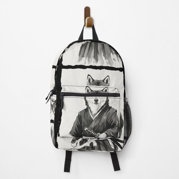 Item preview, Samurai Dog Ink Art – Shiba Inu Warrior in Japanese Sumi-e Style designed and sold by YYoYY.