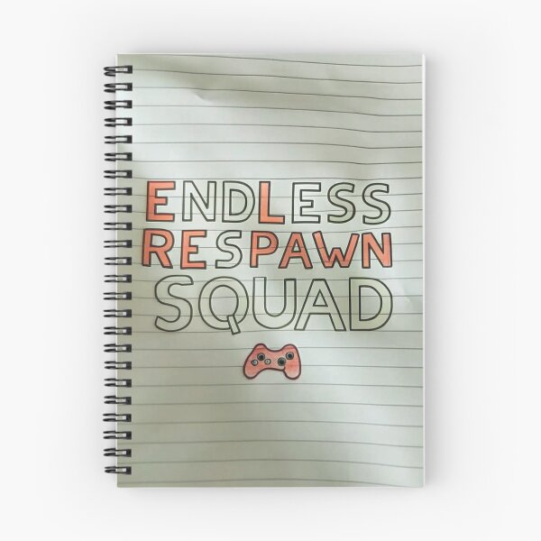 Item preview, Endless Respawn Squad – Minimal Gamer Typography Design designed and sold by dizayn-ozan.