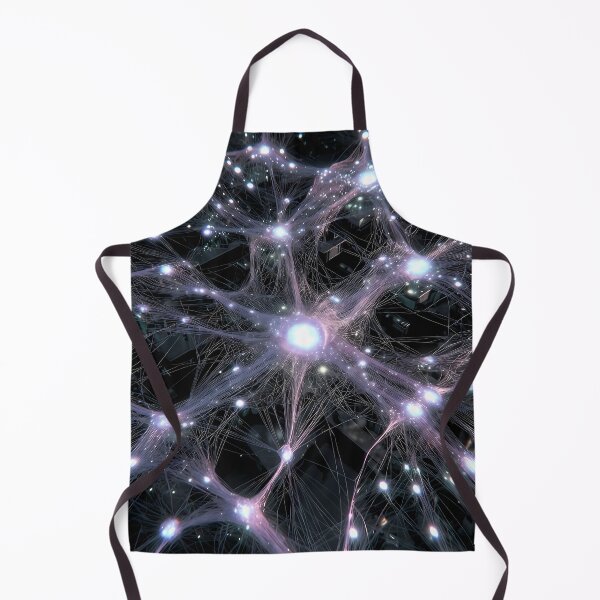 Item preview, Scifi Theme Grayish Texture of Asymmetrical Glowing Biological Neuron Synapses (image size 7840x11680) designed and sold by Digital-Davinci.