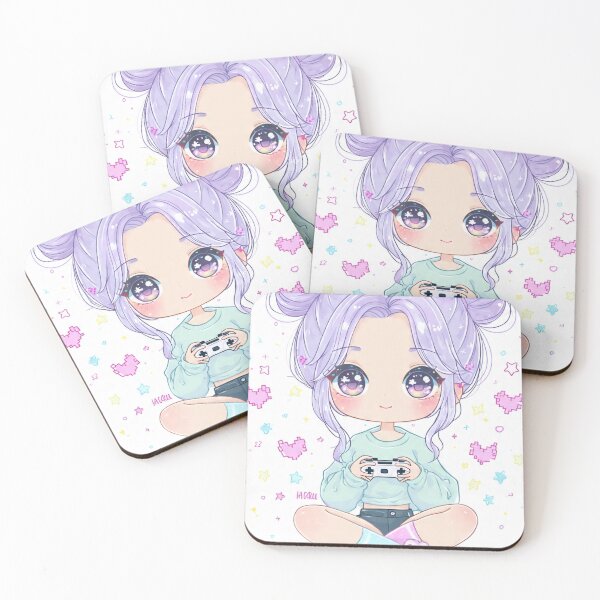 Item preview, Pastel Gamer Girl – Cute Kawaii Gaming Character designed and sold by Chicbyvalde973.