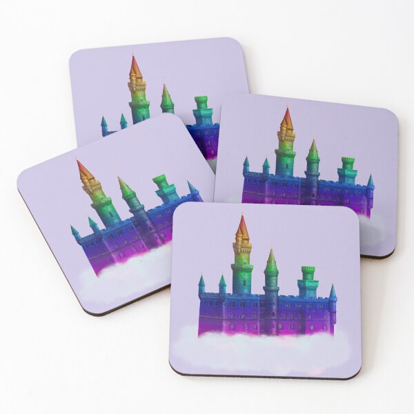 Item preview, Rainbow Fairytale Castle on Clouds designed and sold by AnneOther.