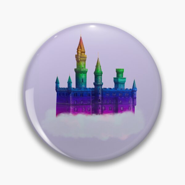 Item preview, Rainbow Fairytale Castle on Clouds designed and sold by AnneOther.