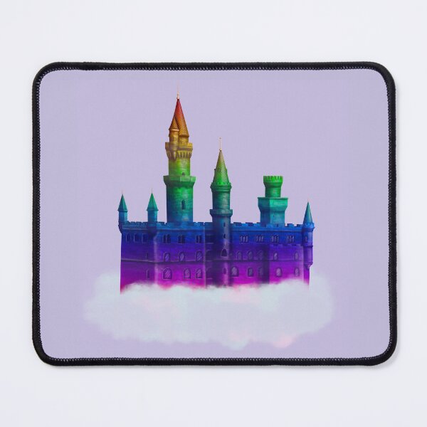 Item preview, Rainbow Fairytale Castle on Clouds designed and sold by AnneOther.