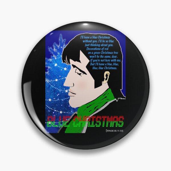 Item preview, Blue Christmas designed and sold by EyeMagined.