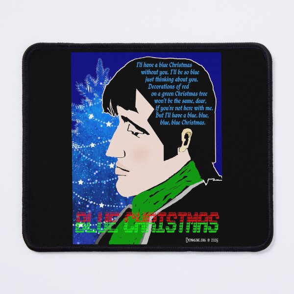 Item preview, Blue Christmas designed and sold by EyeMagined.