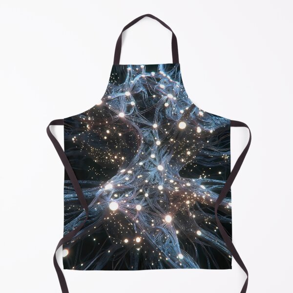 Item preview, Scifi Theme Grayish Texture of Asymmetrical Glowing Biological Neuron Synapses (image size 7840x11680) designed and sold by Digital-Davinci.