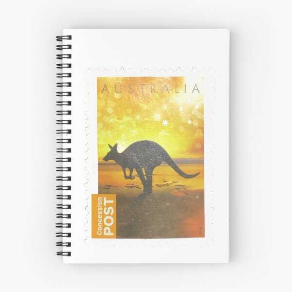 Item preview, Australian Kangaroo Vintage Postage Stamp designed and sold by red-amber65.