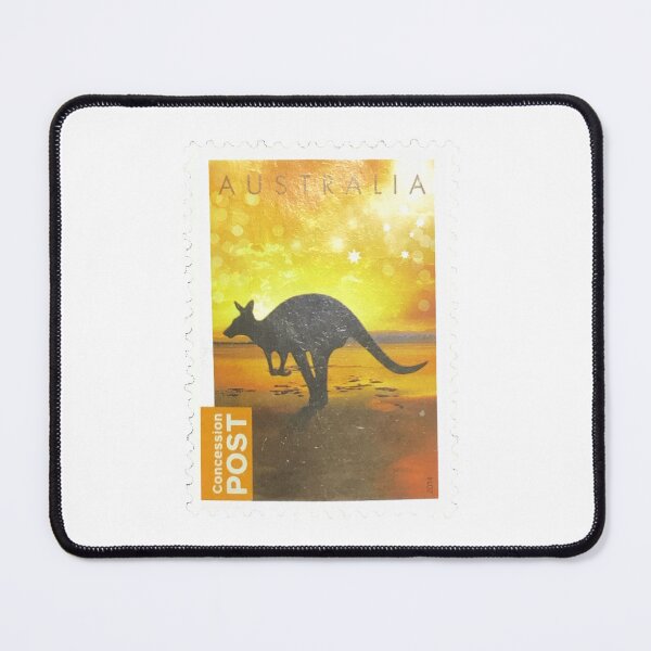 Item preview, Australian Kangaroo Vintage Postage Stamp designed and sold by red-amber65.