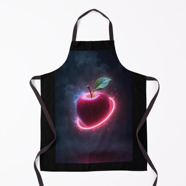 Item preview, Neon Aura Apple – Mystical Energy Fruit Art designed and sold by OhmAuraArt.