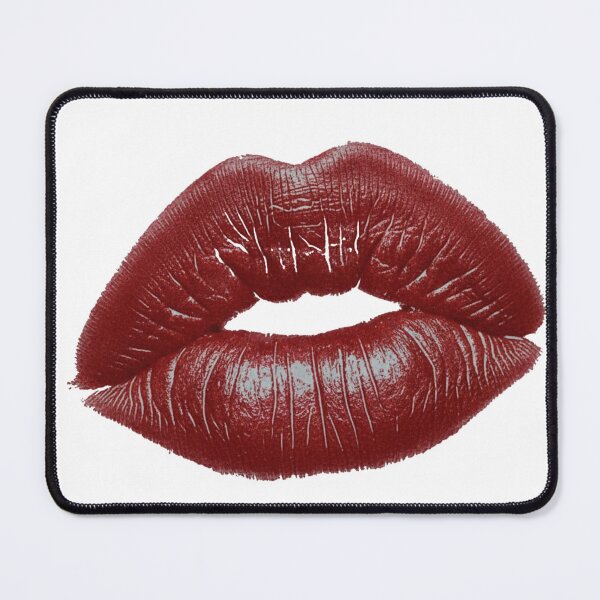 Item preview, Glossy Red Lips Kiss Mark – Aesthetic Sticker designed and sold by Urban Line.
