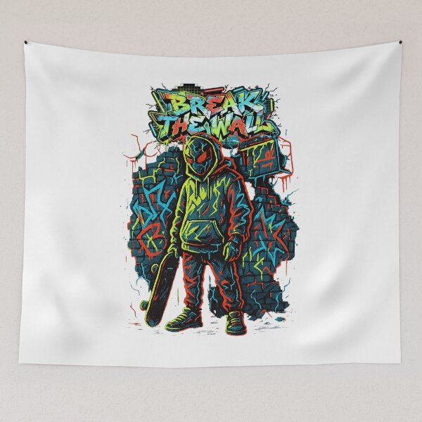 Item preview, Break The Wall designed and sold by SketchNStyle.