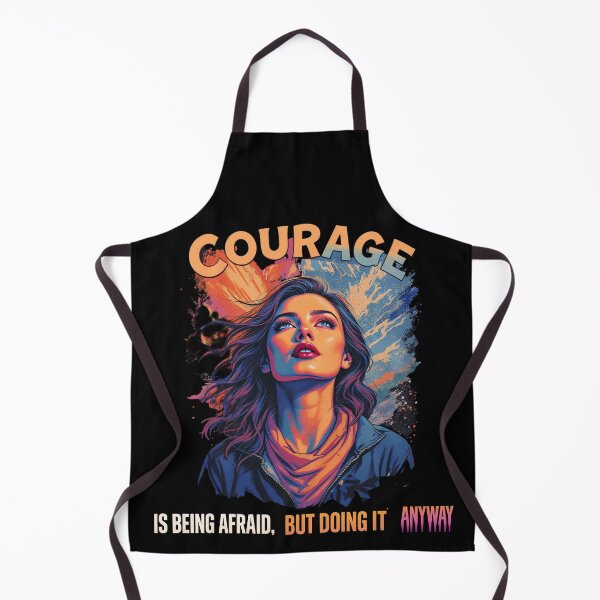 Item preview, Courage is Being Afraid Tee designed and sold by Volkicetin.