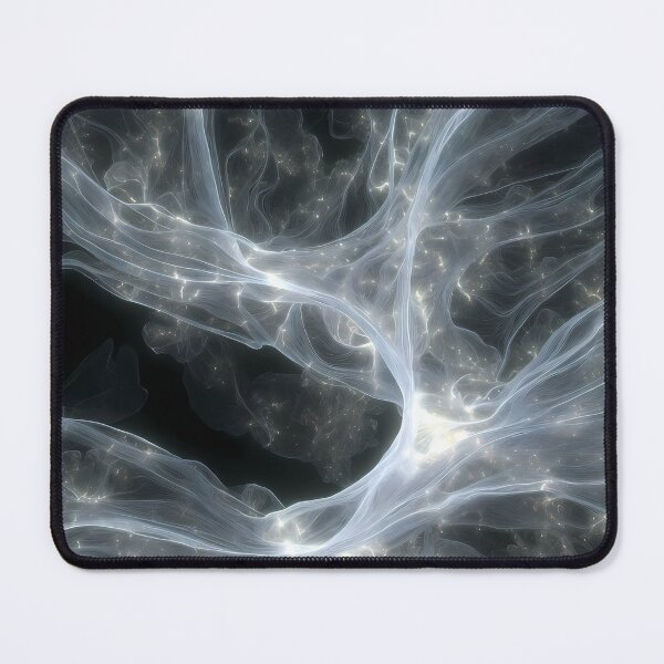 Item preview, Scifi Theme Grayish Texture of Asymmetrical Glowing Biological Neuron Synapses (image size 7840x11680) designed and sold by Digital-Davinci.