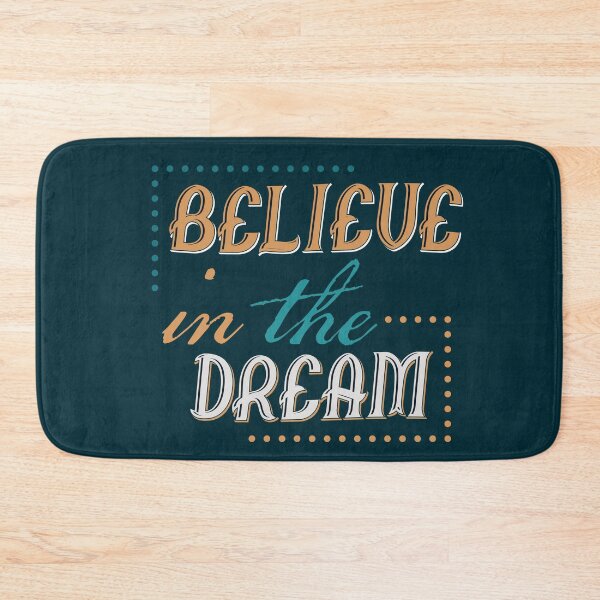 Item preview, Believe In The Dream | Vision, Self-Belief & Perseverance Motivation Quote designed and sold by Maltachi Designs.