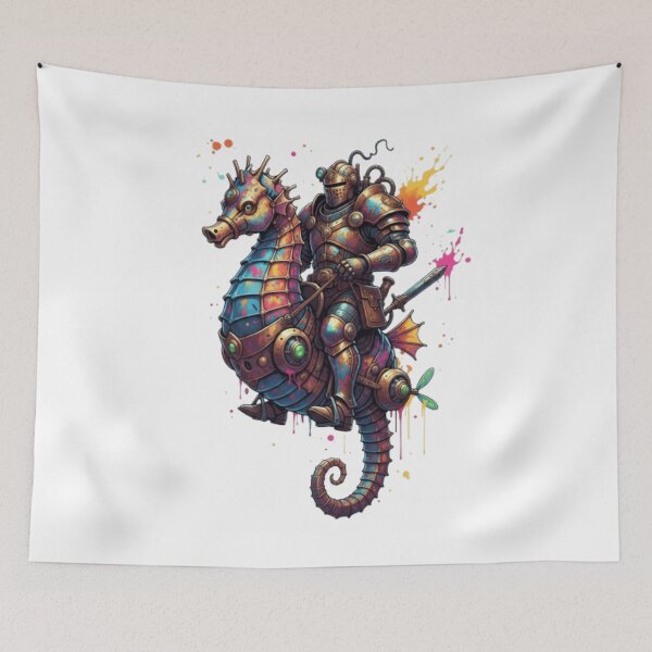 Item preview, Steampunk Seahorse Knight designed and sold by Royalcatch.