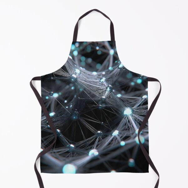 Item preview, Scifi Theme Grayish Texture of Asymmetrical Glowing Biological Neuron Synapses (image size 7840x11680) designed and sold by Digital-Davinci.