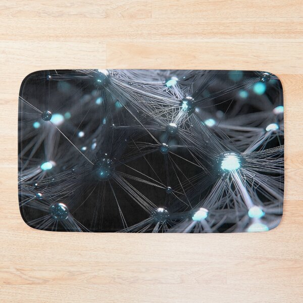 Item preview, Scifi Theme Grayish Texture of Asymmetrical Glowing Biological Neuron Synapses (image size 7840x11680) designed and sold by Digital-Davinci.