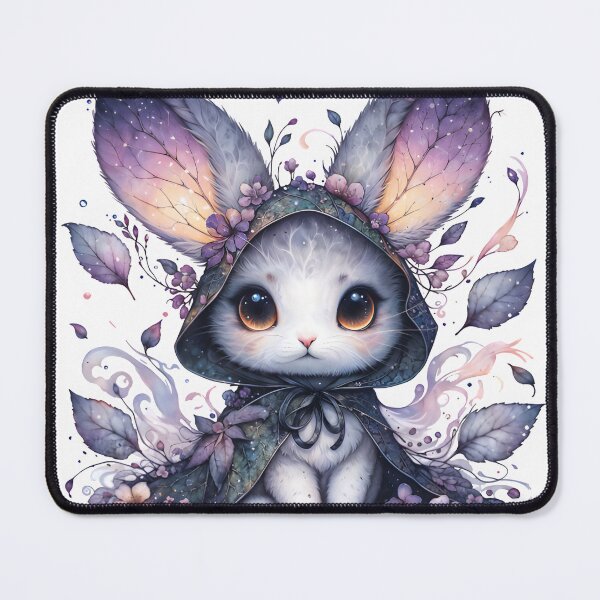 Item preview, Cute Gothic Watercolor Rabbit Nature designed and sold by RubisLeaf.