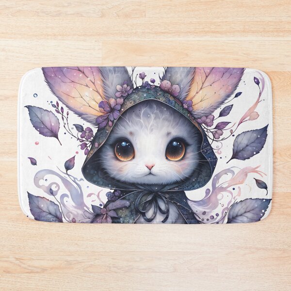 Item preview, Cute Gothic Watercolor Rabbit Nature designed and sold by RubisLeaf.