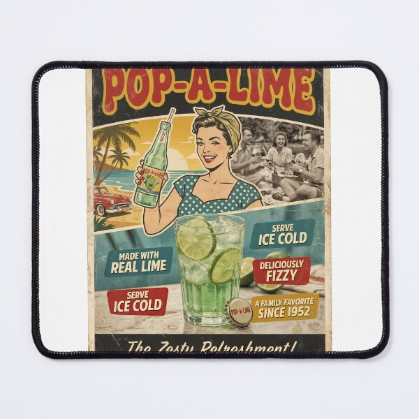 Item preview, Pop-A-Lime Perfection: Retro Refreshment Since 1952 designed and sold by ForeverPrintsOK.