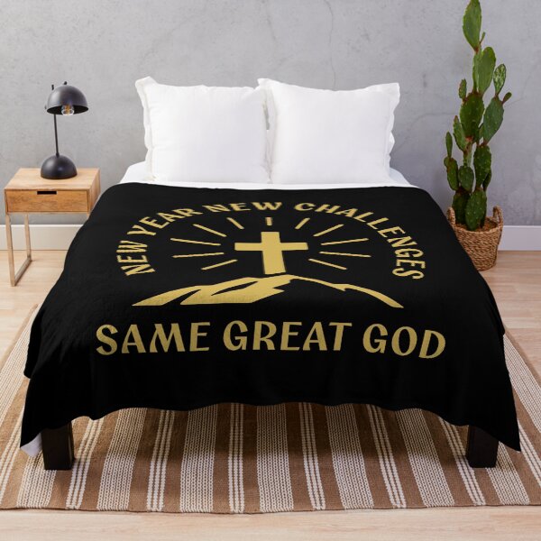 Item preview, New Year New Challenges Same Great God designed and sold by artbysugu.