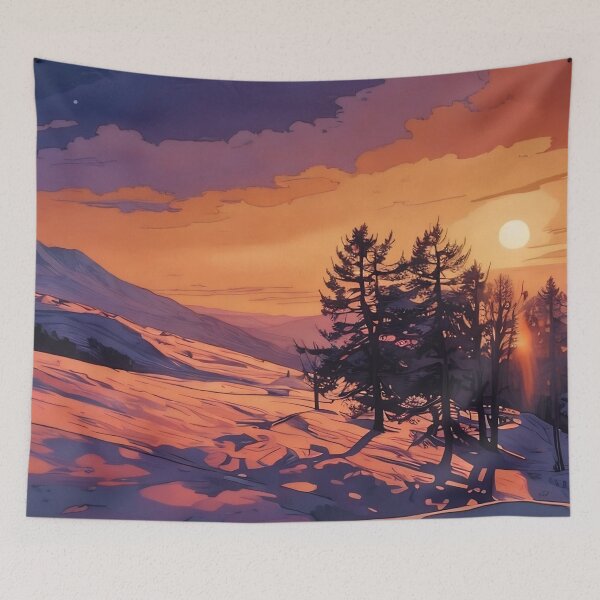 Item preview, Mountainside Sunset designed and sold by tomorrowsart.