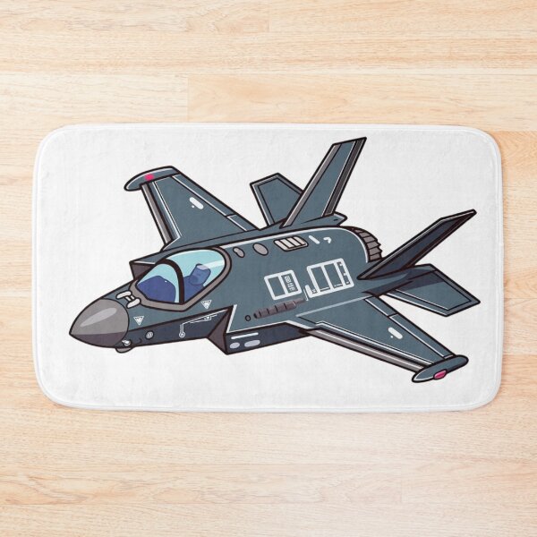 Item preview, Anime Stealth Jet Flying | F-35 Inspired Fighter Cartoon Art designed and sold by Combat Skies.