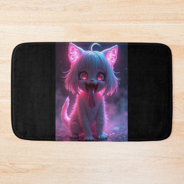 Item preview, Neon Anime Tongue – Rebellious Dark Aesthetic Art designed and sold by OhmAuraArt.