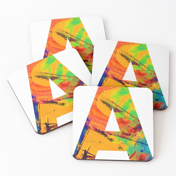 Item preview, Colorful Abstract Letter A T-Shirt Art designed and sold by CoolGTees.