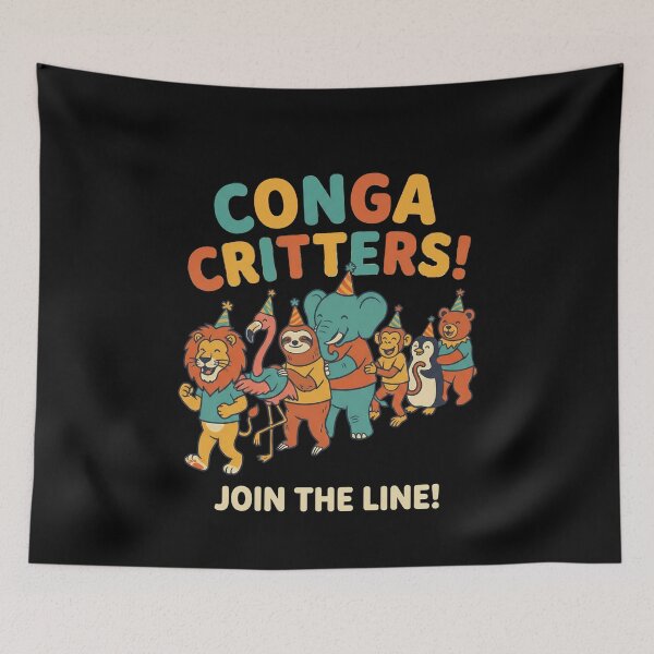 Item preview, Conga Critters Party Animals Parade designed and sold by k3rstman1.