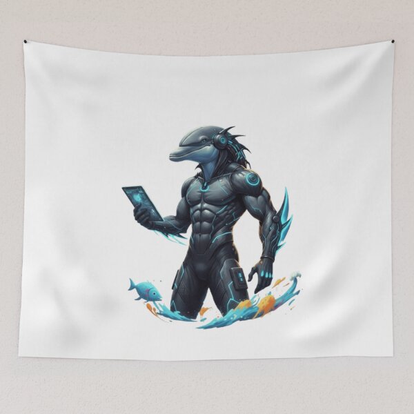 Item preview, Graffiti Dolphin designed and sold by Royalcatch.