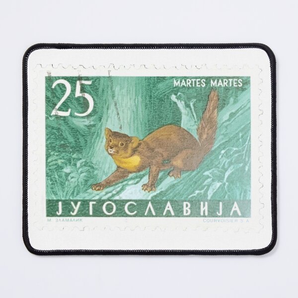 Artikelvorschau, Europäischer Baummarder, Vintage-Briefmarke entworfen und verkauft von red-amber65.