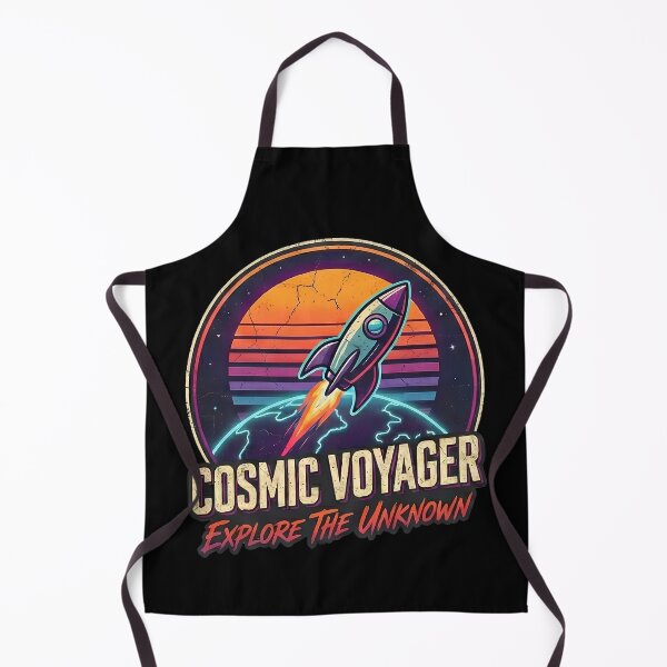 Aperçu de l'œuvre Lancement de la fusée spatiale rétro Cosmic Voyager créée et vendue par k3rstman1.