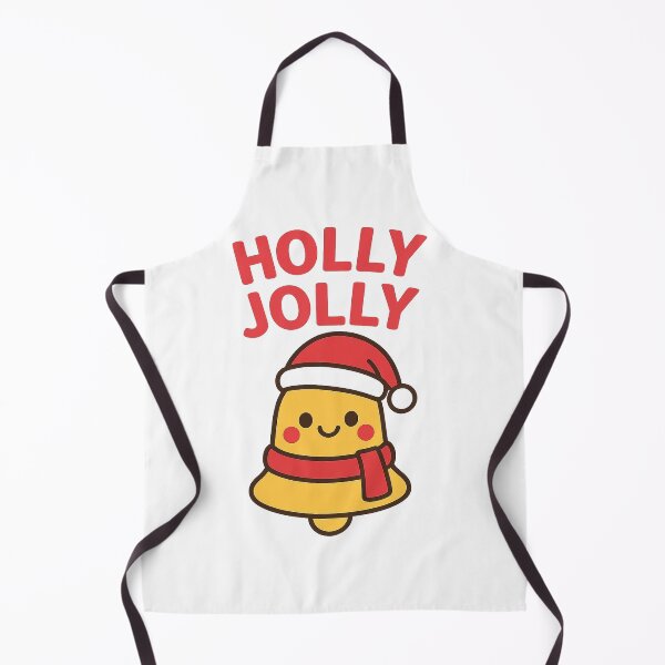 Item preview, Holly Jolly Bell | Cute Kawaii Christmas Bell | Festive Holiday Design designed and sold by StyleLap.