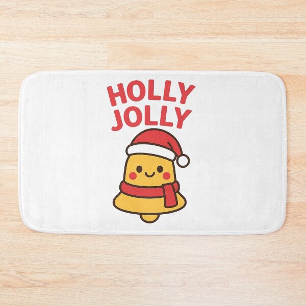 Item preview, Holly Jolly Bell | Cute Kawaii Christmas Bell | Festive Holiday Design designed and sold by StyleLap.