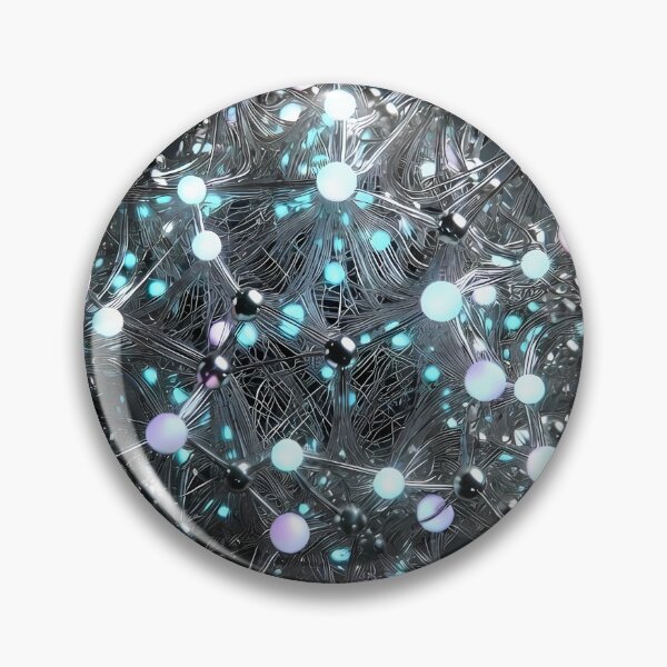 Item preview, Scifi Theme Grayish Texture of Asymmetrical Glowing Biological Neuron Synapses (image size 7840x11680) designed and sold by Digital-Davinci.
